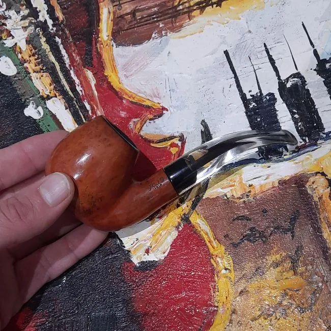 Vintage Fe.Ro Italian Briar Tobacco Pipe – Timeless Elegance for Collectors Image 3